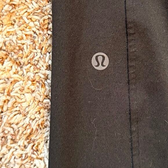 LULULEMON Its Rulu Run Fleece High-Rise Jogger *Full Length Black EUC Size 8 - Picture 10 of 11